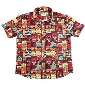 RSVLTS The Goonies Kunuflex Shirt Mens 2XL Short Sleeve Button Down Multi Color